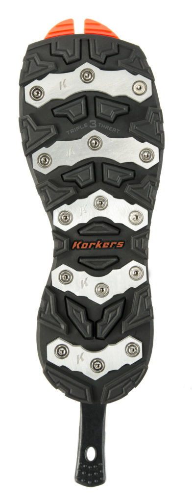 Korkers Triple Threat Aluminum Bar Sole offer the ultimate wading grip