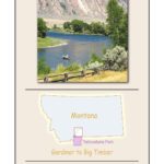 Yellowstone River Map #1 by River Rat Maps for floating and wade fishing