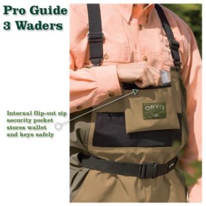 Orvis Pro Guide Waders -inside pocket