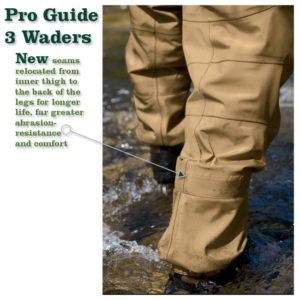 Orvis Pro Guide Waders -rear seams