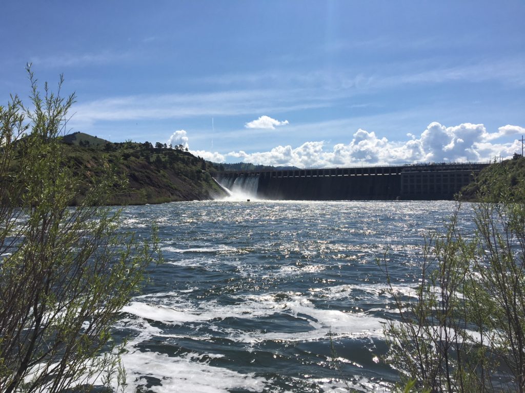 Holter Dam at 18000cfs
