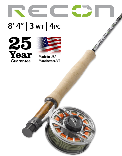Orvis Recon 8'4 3-weight Fly Rod