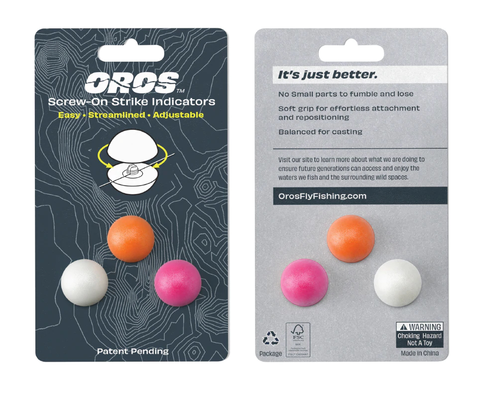 Oros Strike Indicators Xrtra Small XS - Black Dog Outdoor Sports